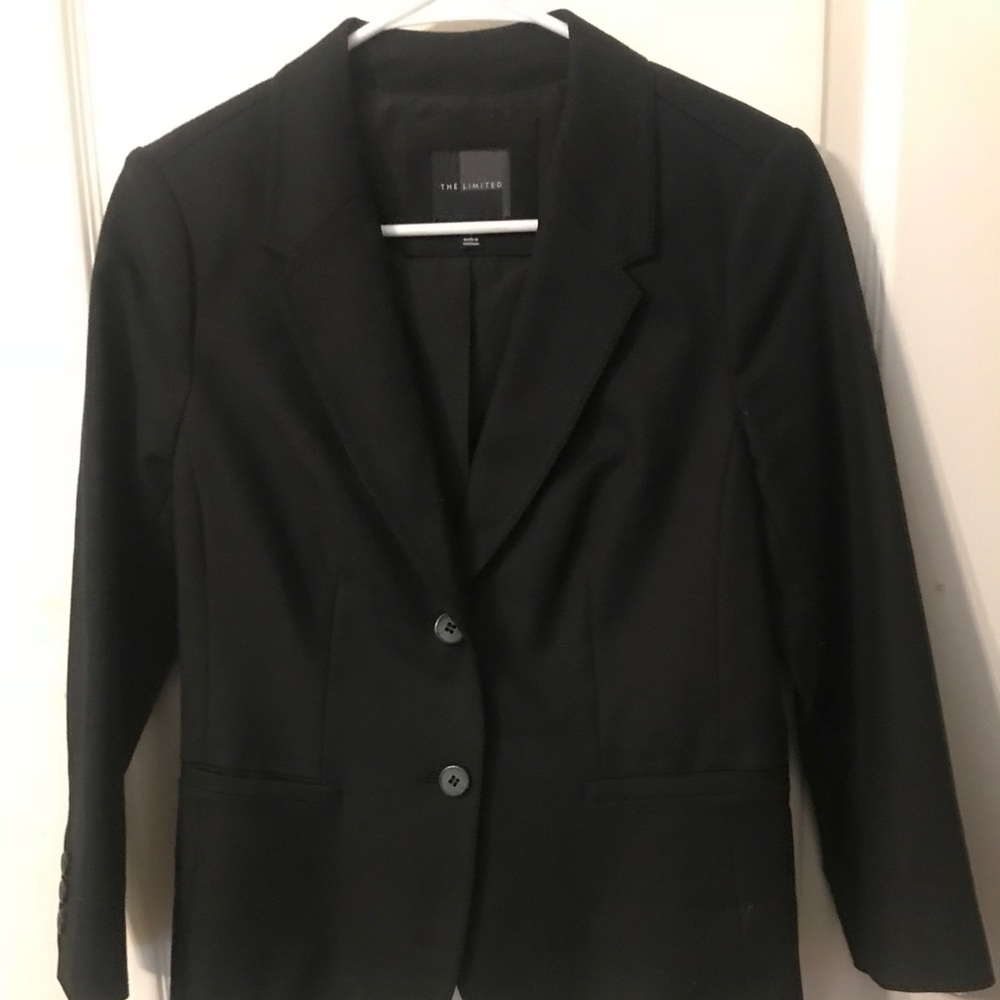 The Limited Black Button Down Blazer